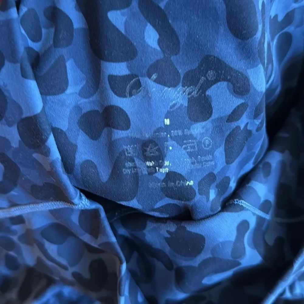 Sunzel Leggings Medium Blue Leopard Print - Picture 3 of 4